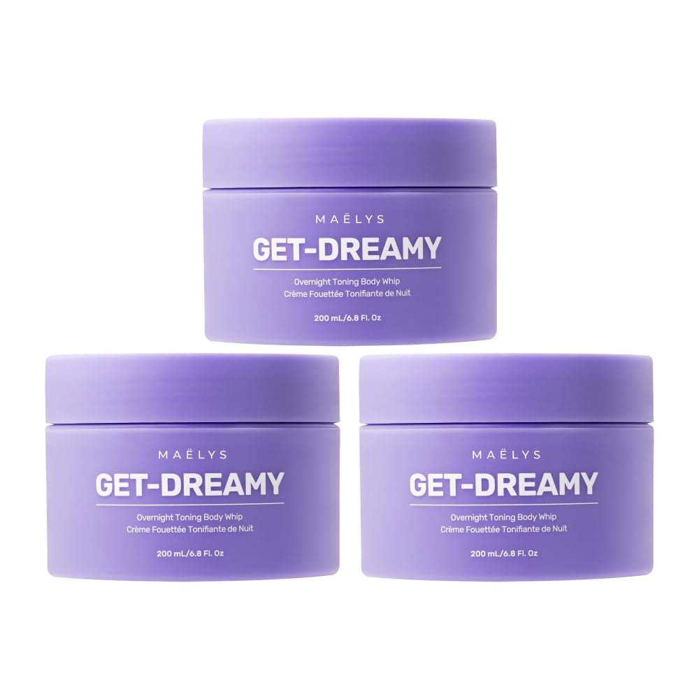 MAËLYS GET-DREAMY Overnight Toning Whip - Body Firming Whip That Works While You Sleep - Helps Target The Appearance Of Loose Skin On The Body - 3 Pack