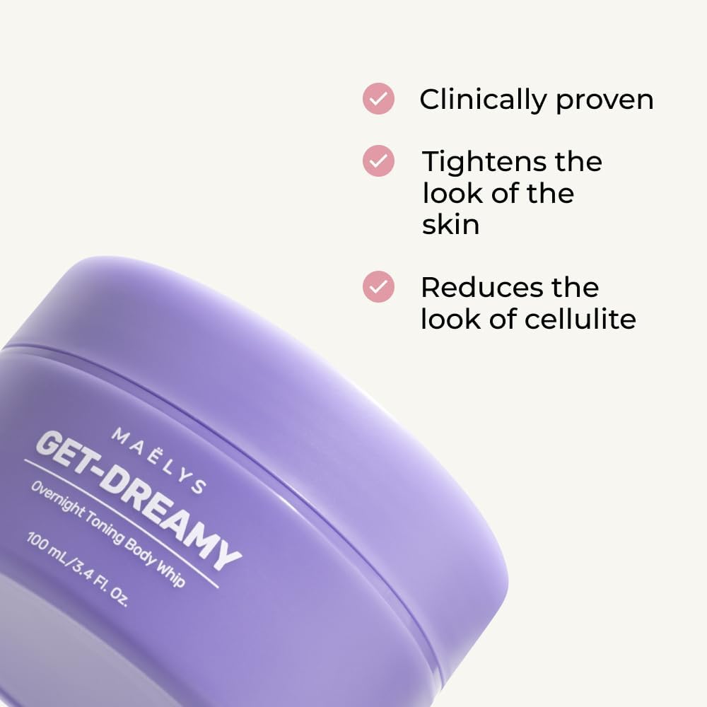MAËLYS GET-DREAMY Overnight Toning Whip - Body Firming Whip That Works While You Sleep - Helps Target The Appearance Of Loose Skin On The Body - 3 Pack