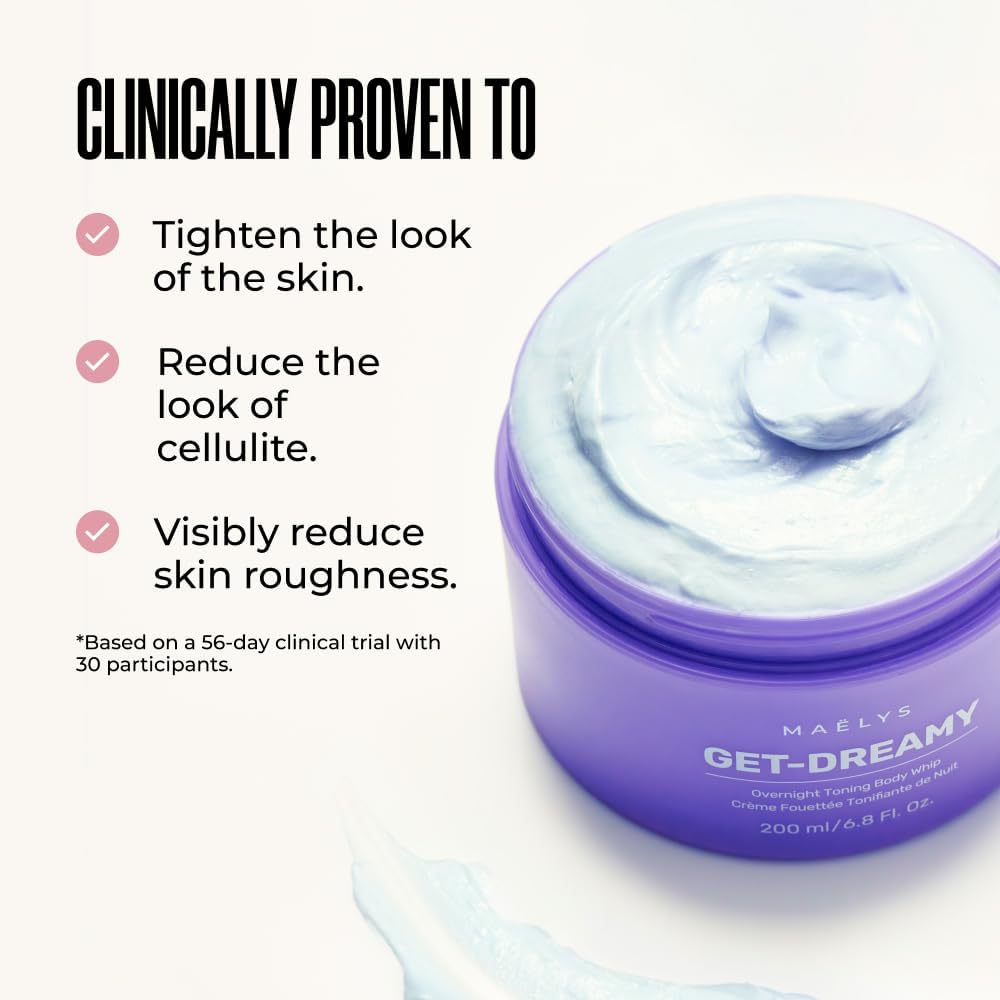 MAËLYS GET-DREAMY Overnight Toning Whip - Body Firming Whip That Works While You Sleep - Helps Target The Appearance Of Loose Skin On The Body - 3 Pack